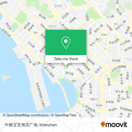 中粮宝安海滨广场 map