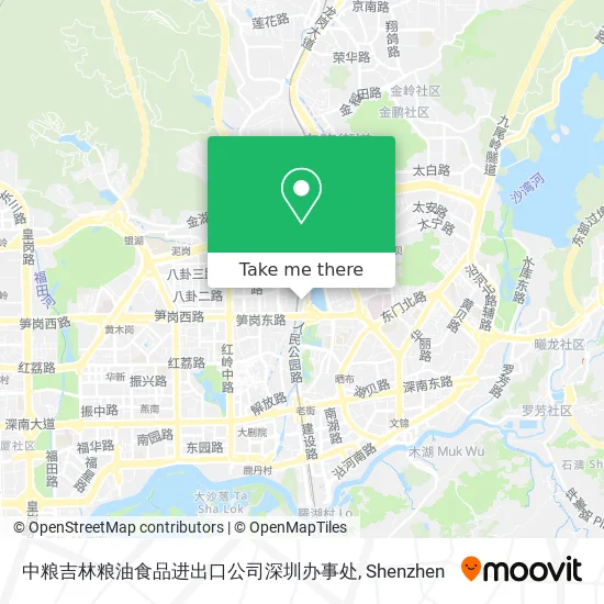 中粮吉林粮油食品进出口公司深圳办事处 map