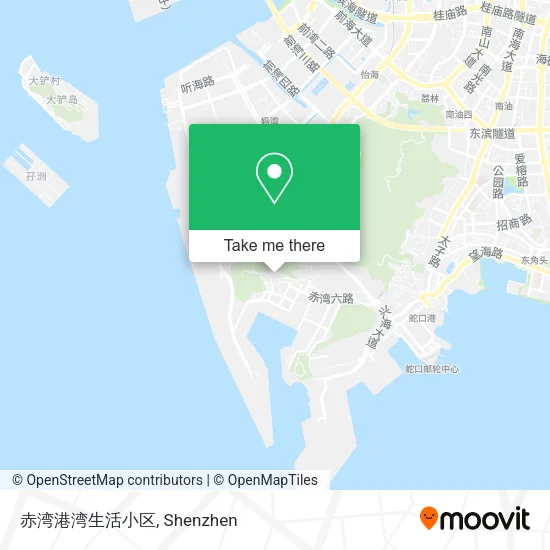 赤湾港湾生活小区 map