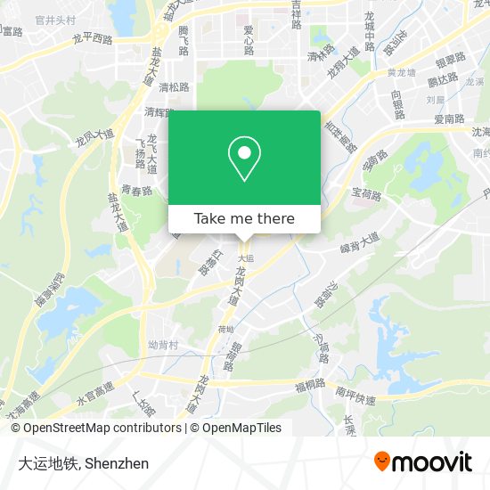 大运地铁 map