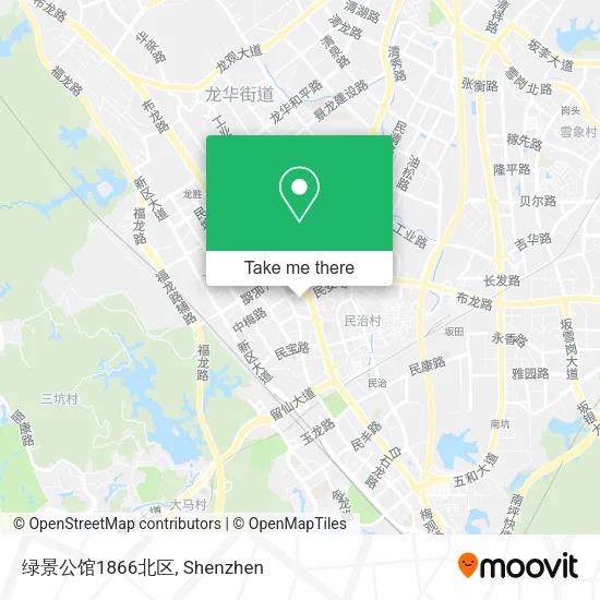 绿景公馆1866北区 map