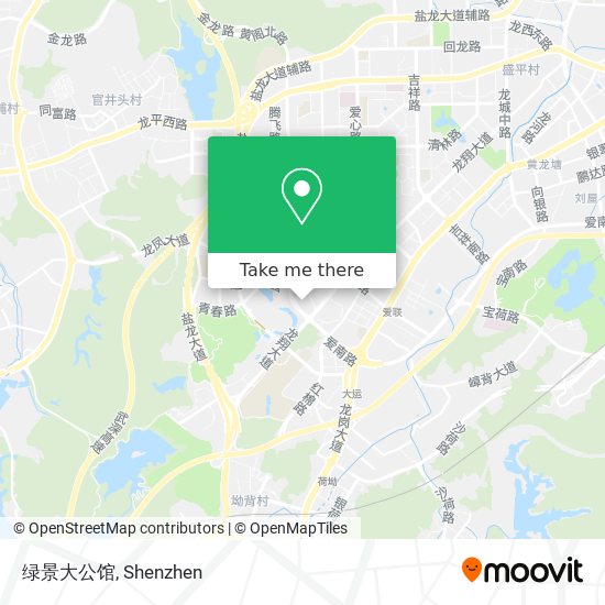 绿景大公馆 map