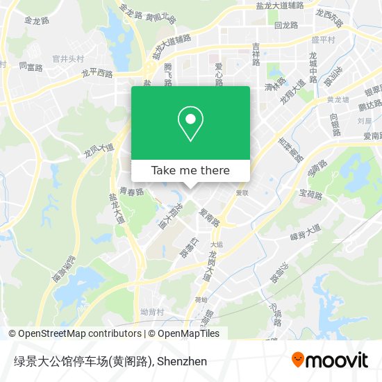 绿景大公馆停车场(黄阁路) map