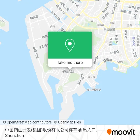 中国南山开发(集团)股份有限公司停车场-出入口 map