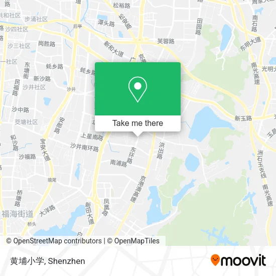 黄埔小学 map