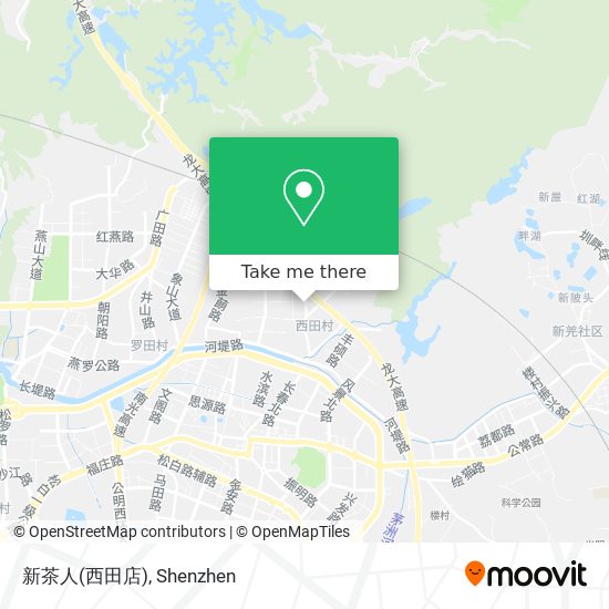 新茶人(西田店) map