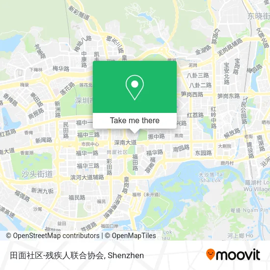 田面社区-残疾人联合协会 map