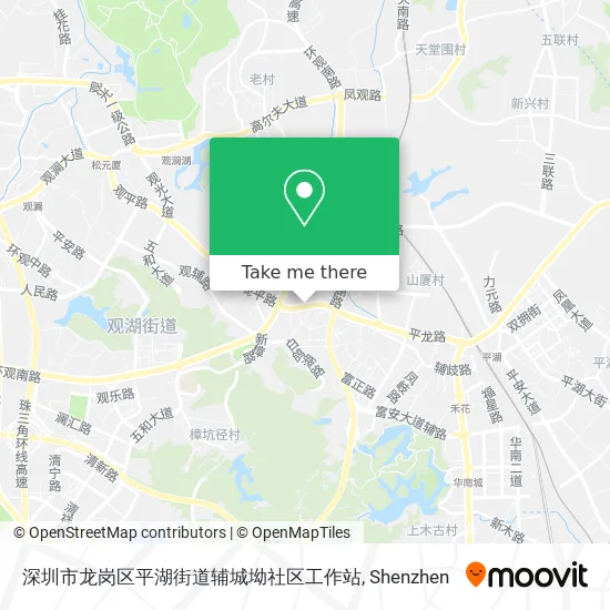 深圳市龙岗区平湖街道辅城坳社区工作站 map