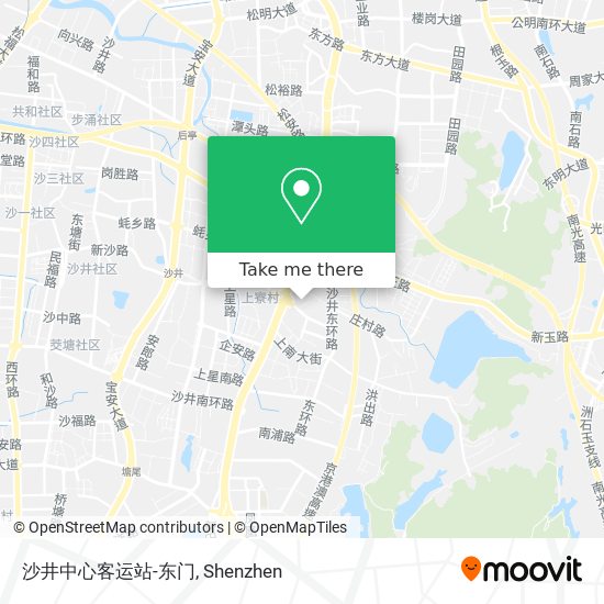 沙井中心客运站-东门 map
