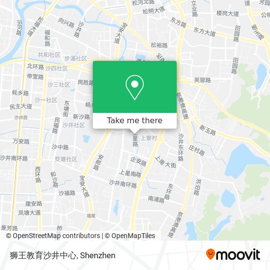 狮王教育沙井中心 map