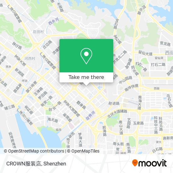 CROWN服装店 map