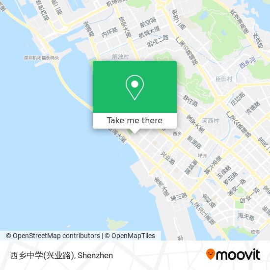 西乡中学(兴业路) map
