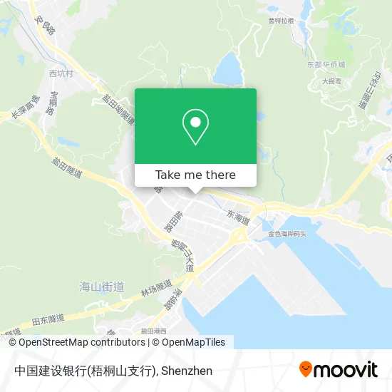 中国建设银行(梧桐山支行) map