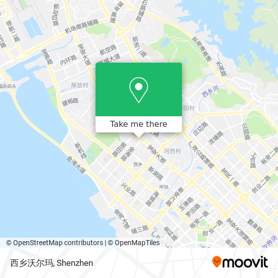 西乡沃尔玛 map