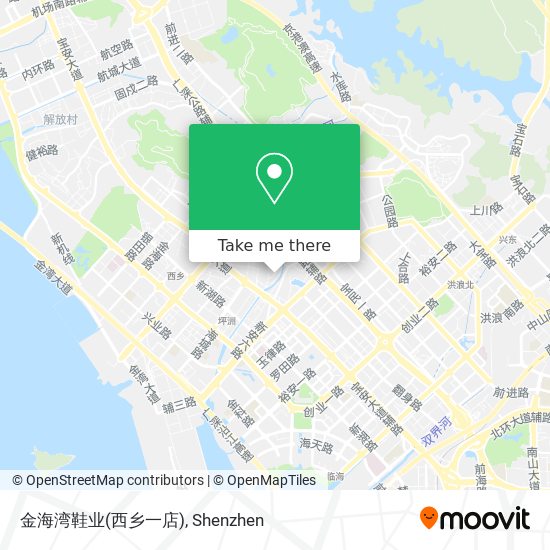 金海湾鞋业(西乡一店) map