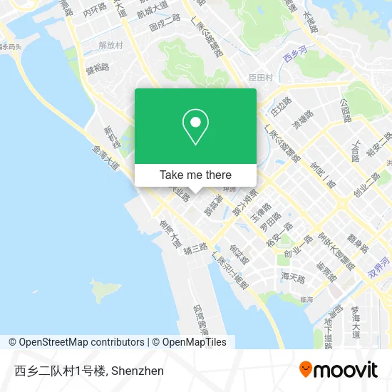 西乡二队村1号楼 map