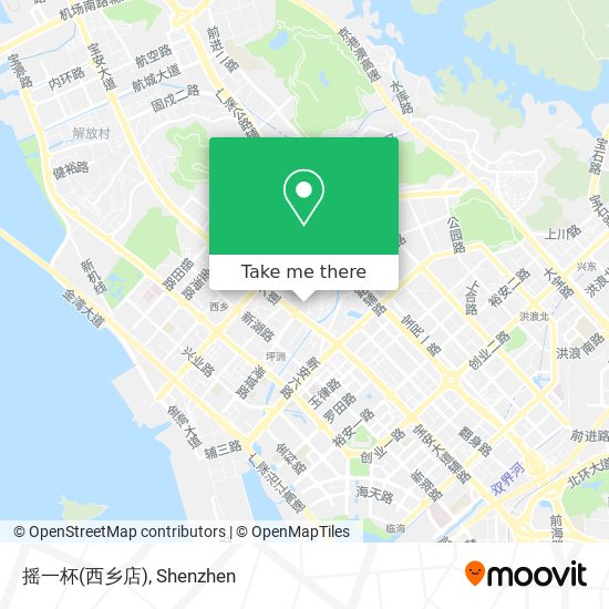 摇一杯(西乡店) map