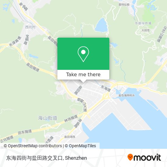 东海四街与盐田路交叉口 map