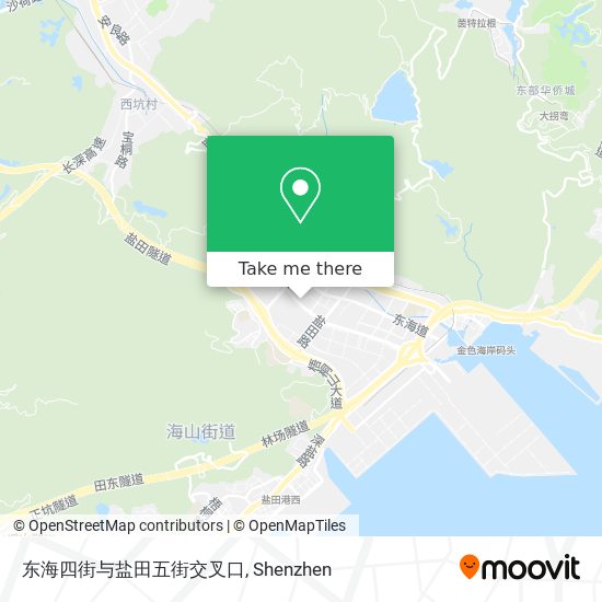 东海四街与盐田五街交叉口 map