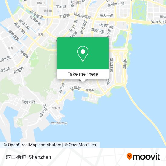蛇口街道 map
