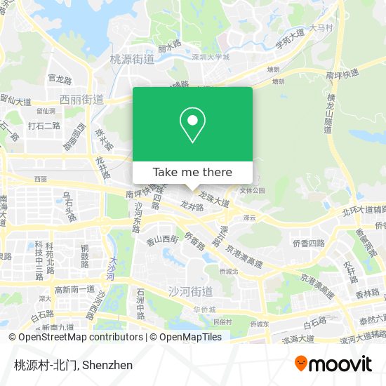桃源村-北门 map