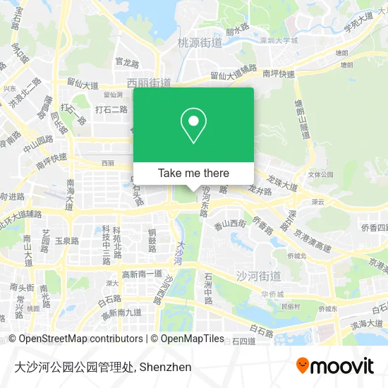 大沙河公园公园管理处 map