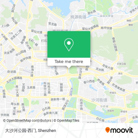 大沙河公园-西门 map