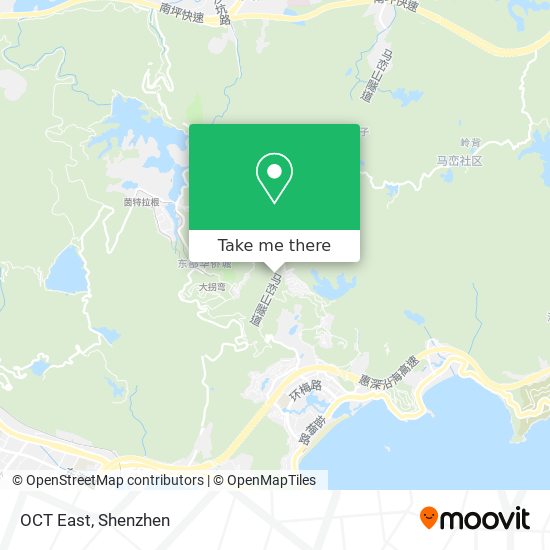 OCT East map