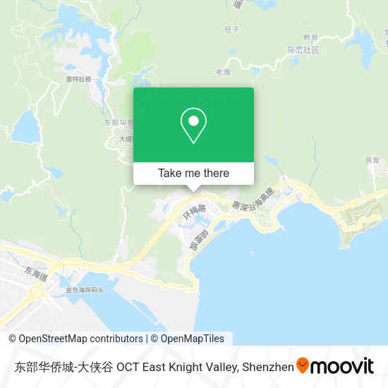 东部华侨城-大侠谷 OCT East Knight Valley map