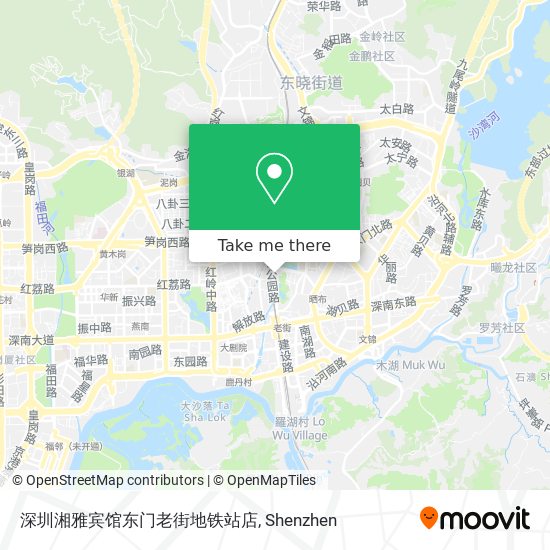 深圳湘雅宾馆东门老街地铁站店 map