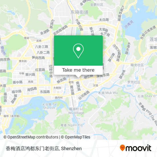 香梅酒店鸿都东门老街店 map