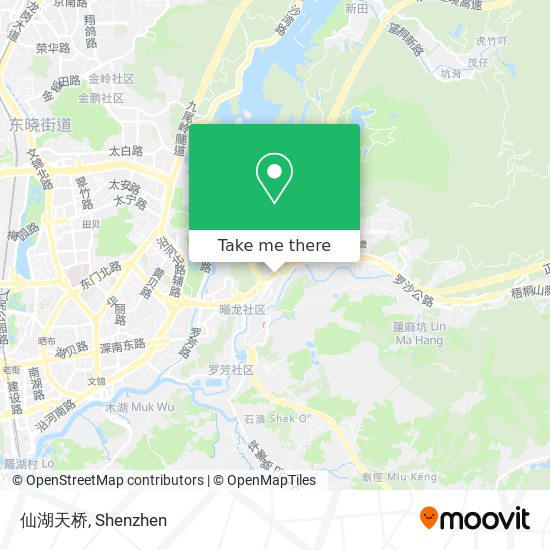 仙湖天桥 map