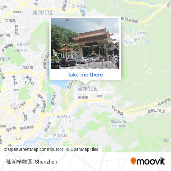 仙湖植物园 map