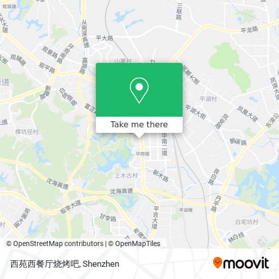 西苑西餐厅烧烤吧 map