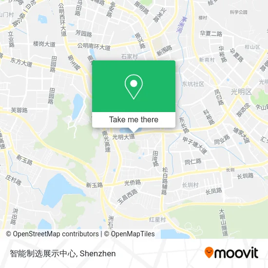 智能制选展示中心 map