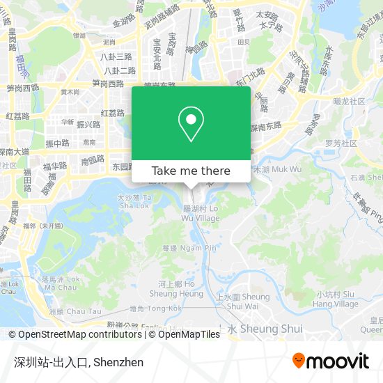 深圳站-出入口 map