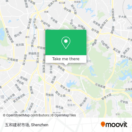 五和建材市场 map
