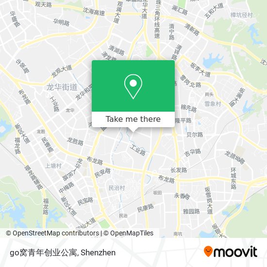 go窝青年创业公寓 map