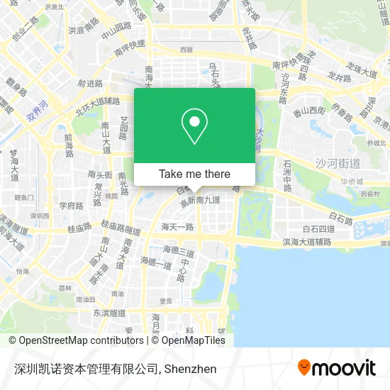 深圳凯诺资本管理有限公司 map