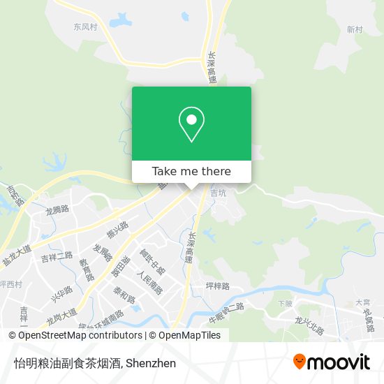 怡明粮油副食茶烟酒 map