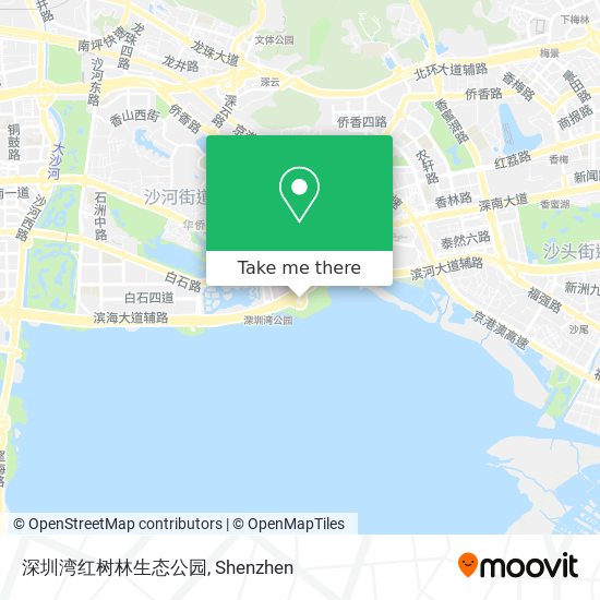 深圳湾红树林生态公园 map