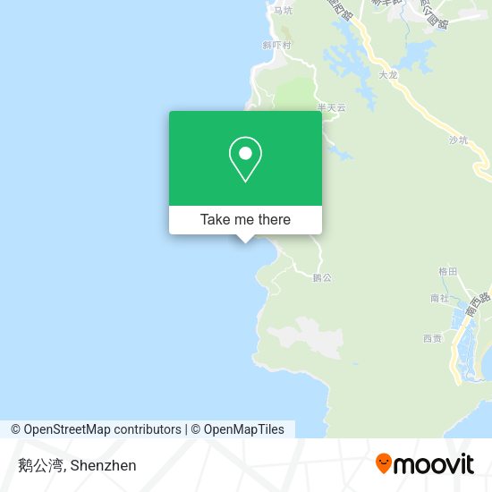 鹅公湾 map