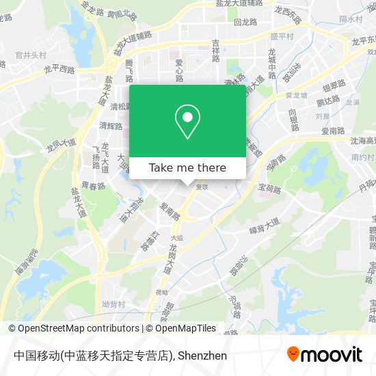 中国移动(中蓝移天指定专营店) map