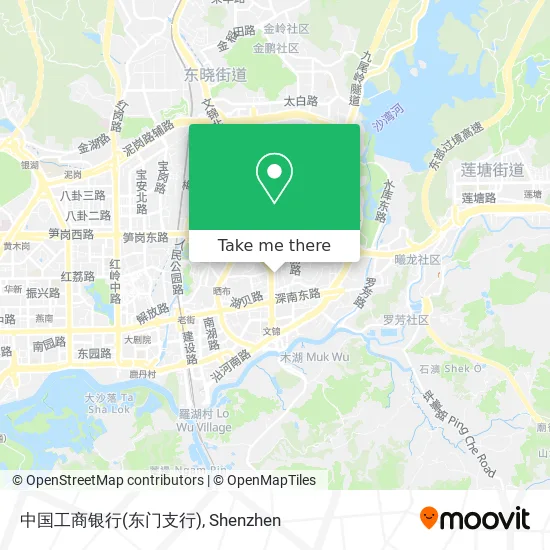 中国工商银行(东门支行) map