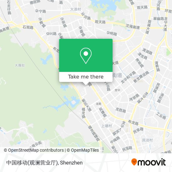 中国移动(观澜营业厅) map
