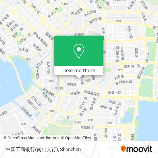 中国工商银行(南山支行) map
