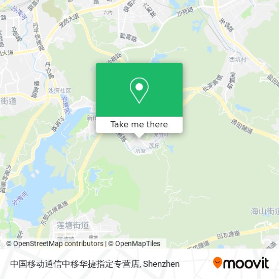 中国移动通信中移华捷指定专营店 map