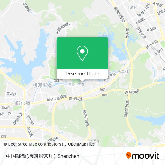 中国移动(塘朗服营厅) map