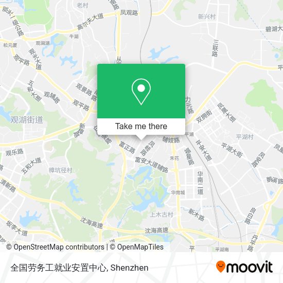 全国劳务工就业安置中心 map