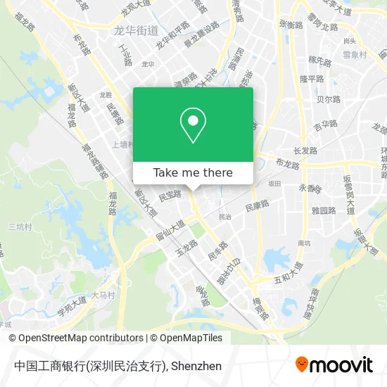 中国工商银行(深圳民治支行) map